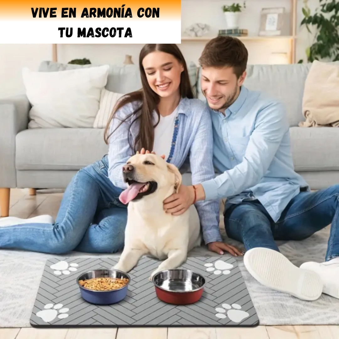 Tapete de alimentación para mascotas