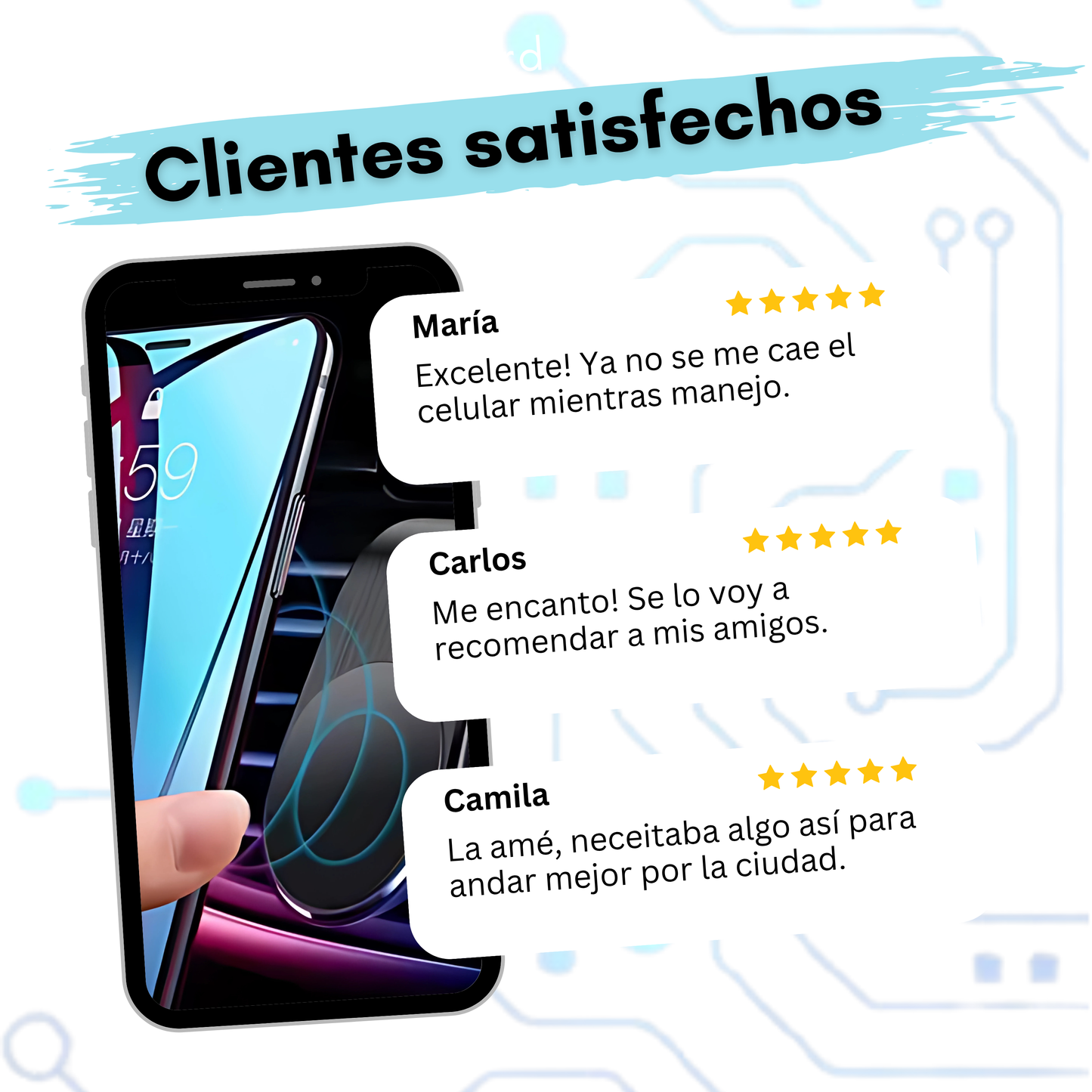 Soporte Magnético de Celular para Carro