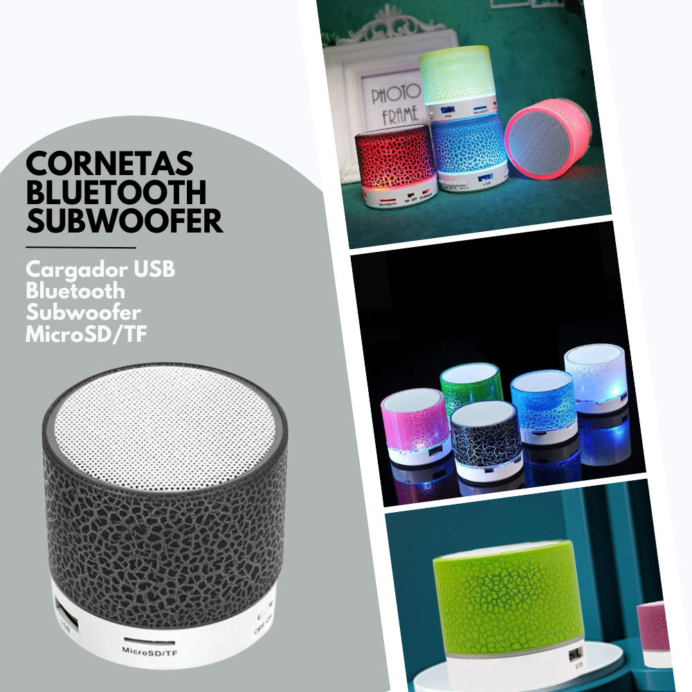 Mini Corneta Bluetooth