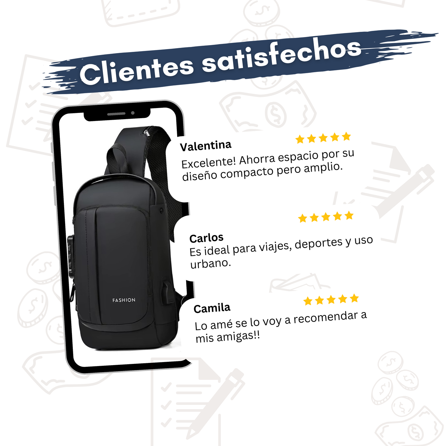 Bandolero Antirrobo con Puerto USB