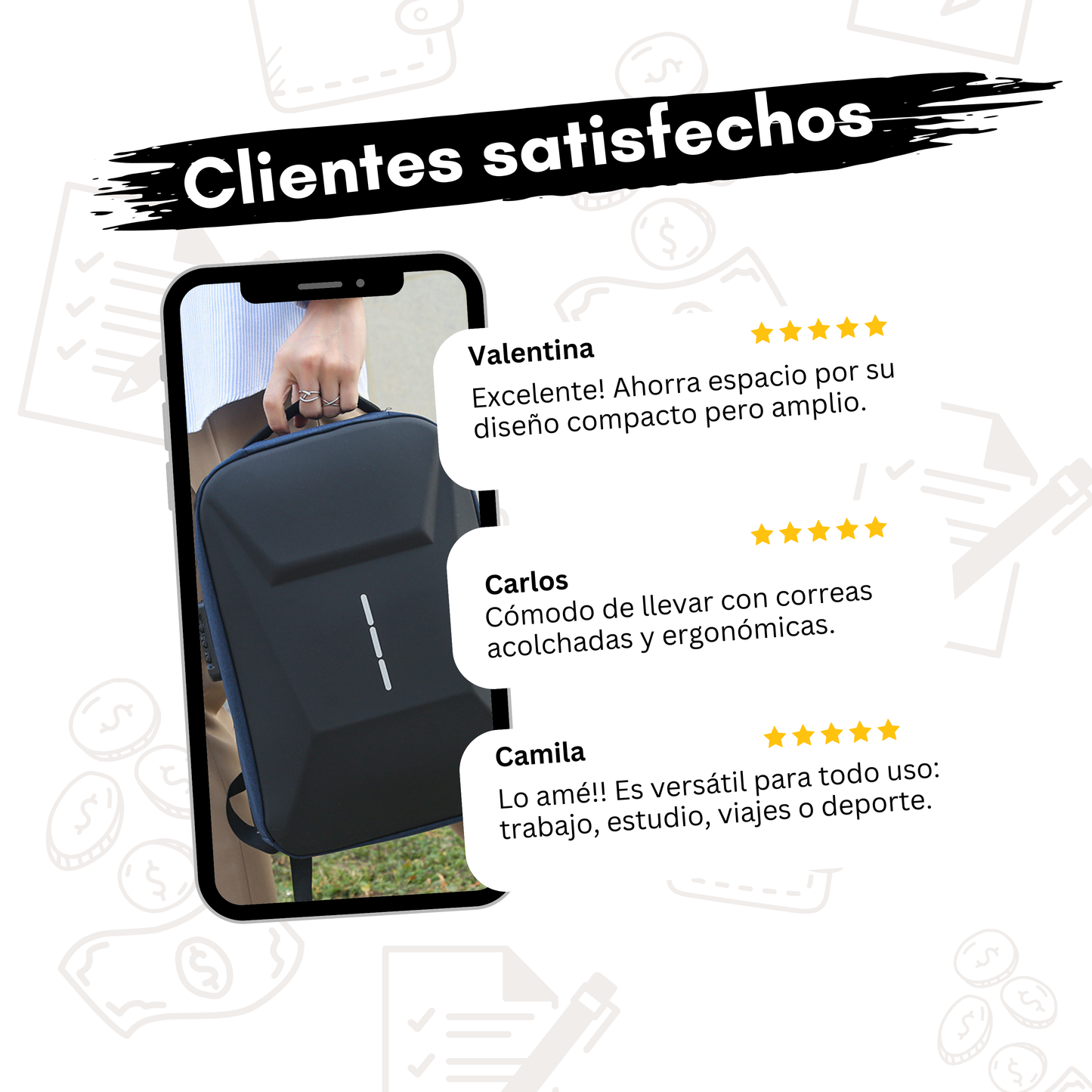 Mochila Antirrobo Con Puerto USB