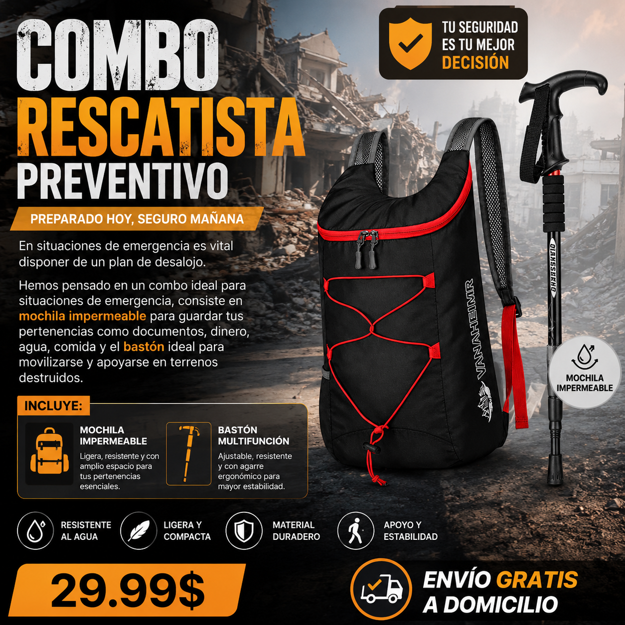 Kit Desalojo (Preventivo)