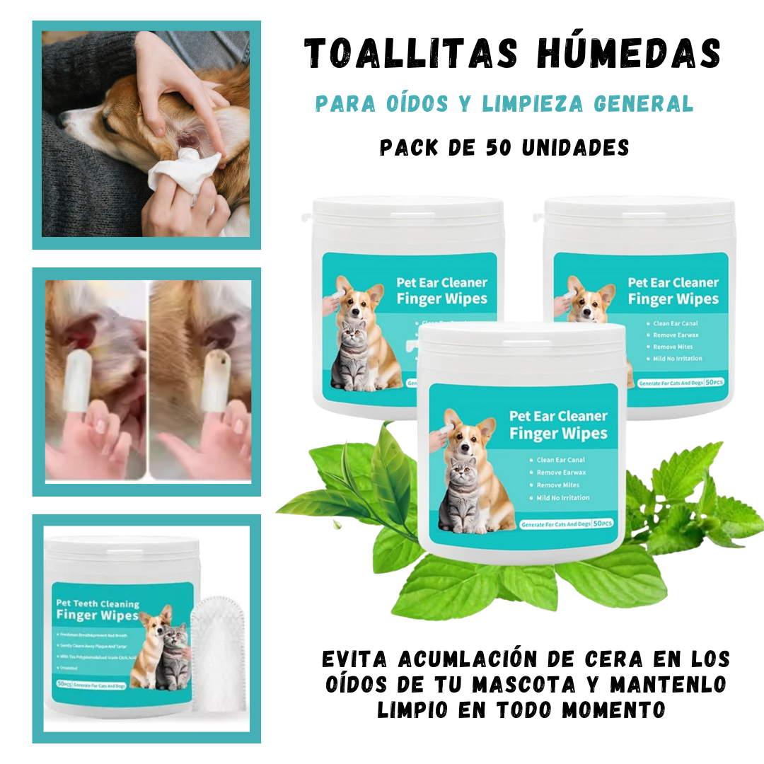 Wipes Limpia Oídos- pack 50 uni