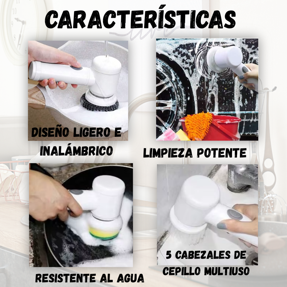 Cepillo Limpiador Eléctrico