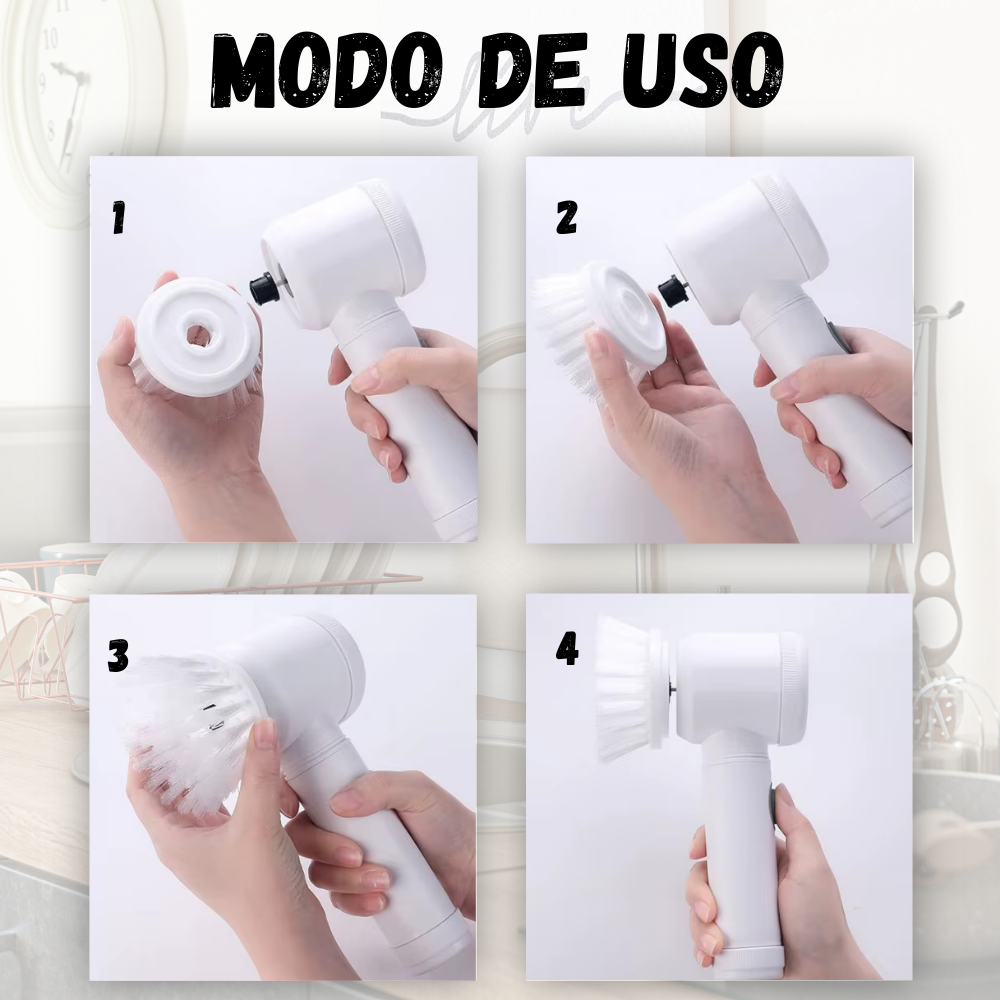 Cepillo Limpiador Eléctrico