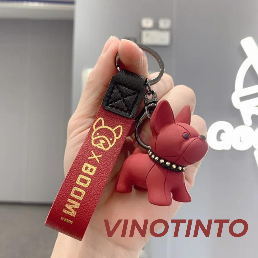 Llaveros frenchies personalizables