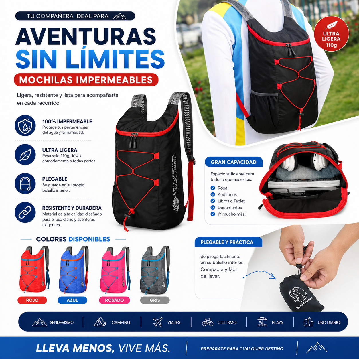 Mochilas Impermeables