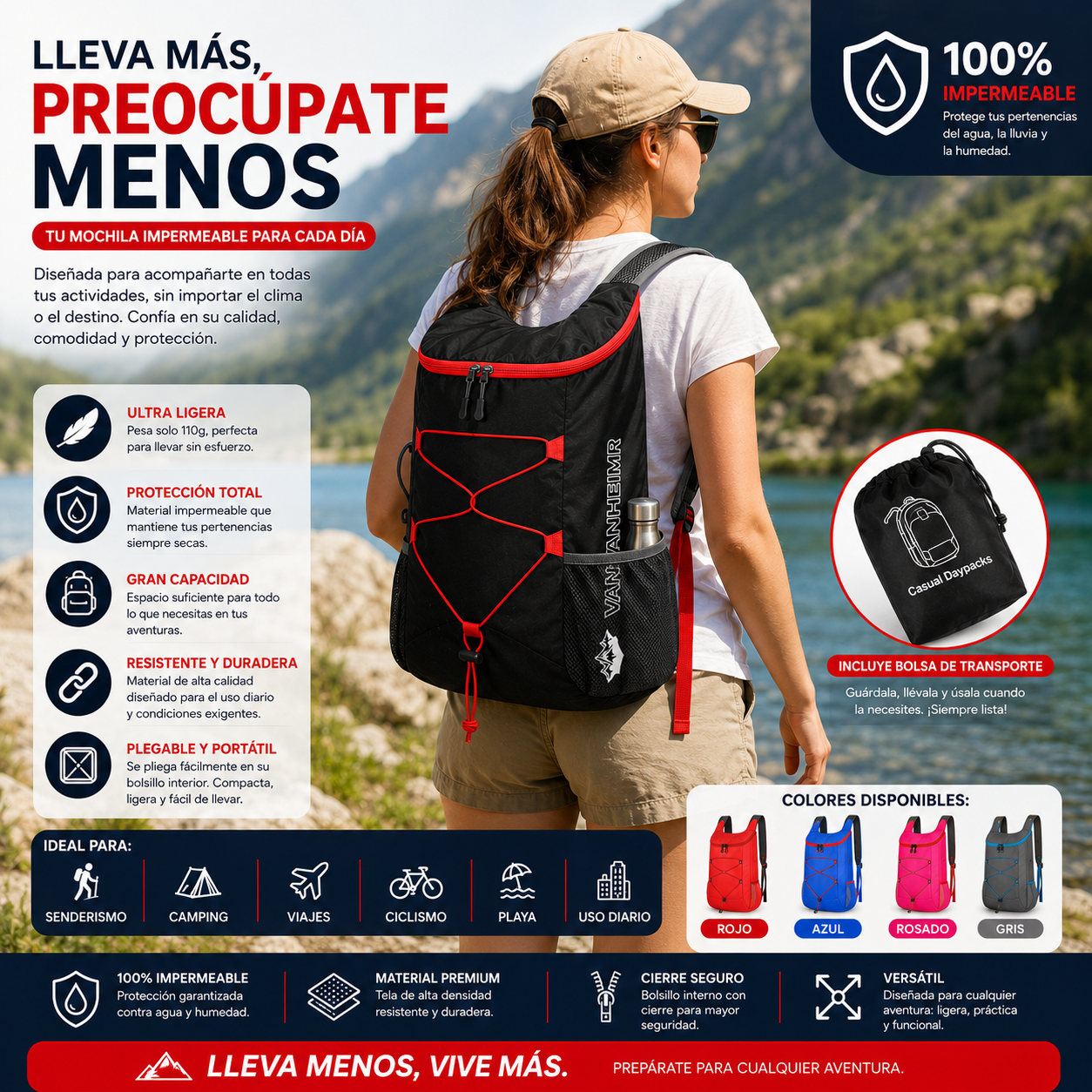 Mochilas Impermeables