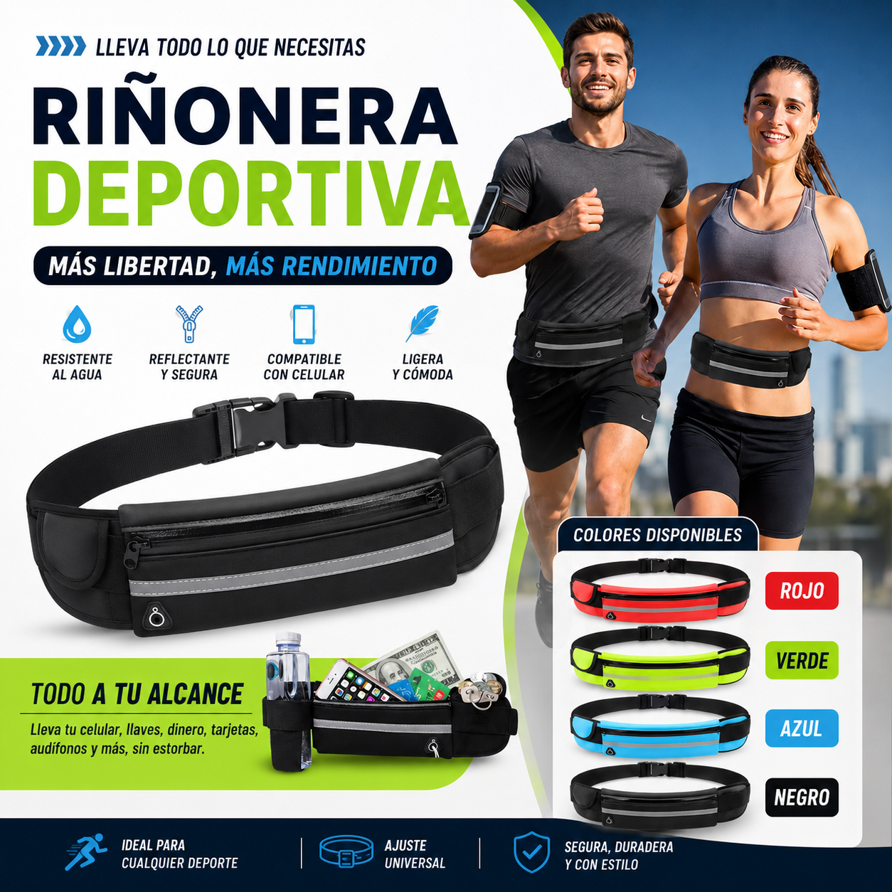 Riñonera deportiva