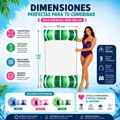 Hamaca inflable piscina