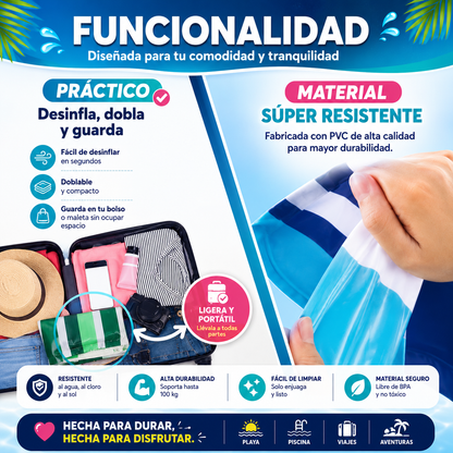 Hamaca inflable piscina