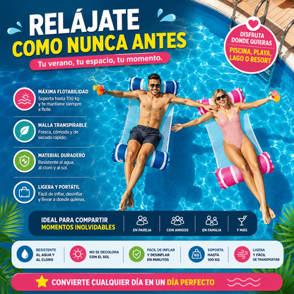 Hamaca inflable piscina