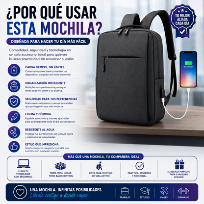 Mochilas Puerto USB