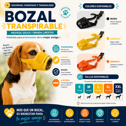 Bozal Ergonómico para Mascotas
