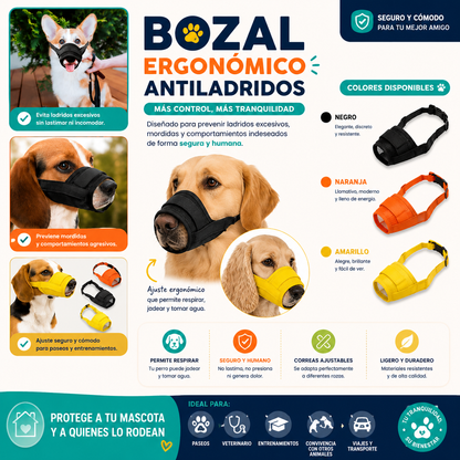 Bozal Ergonómico para Mascotas