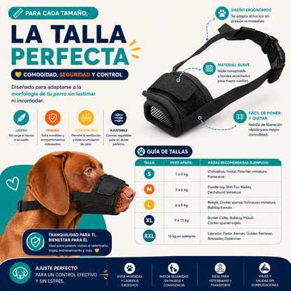 Bozal Ergonómico para Mascotas
